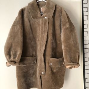 Free People Faux Sherpa Jacket